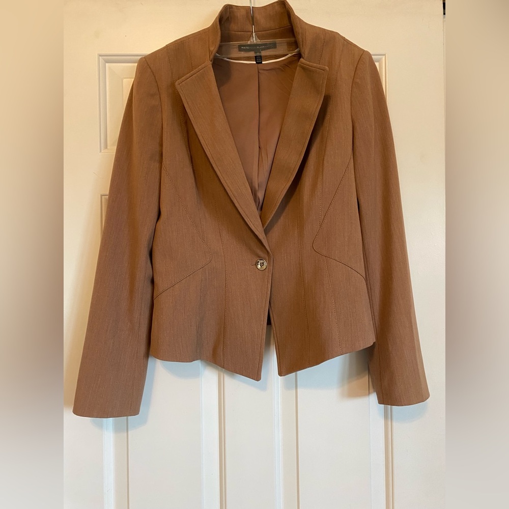 Pantsuit combo White House black market taupe 2 piece blazer and pants